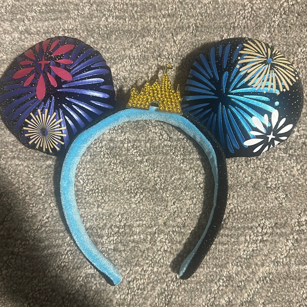 50th anniversary, fireworks Mickey ears